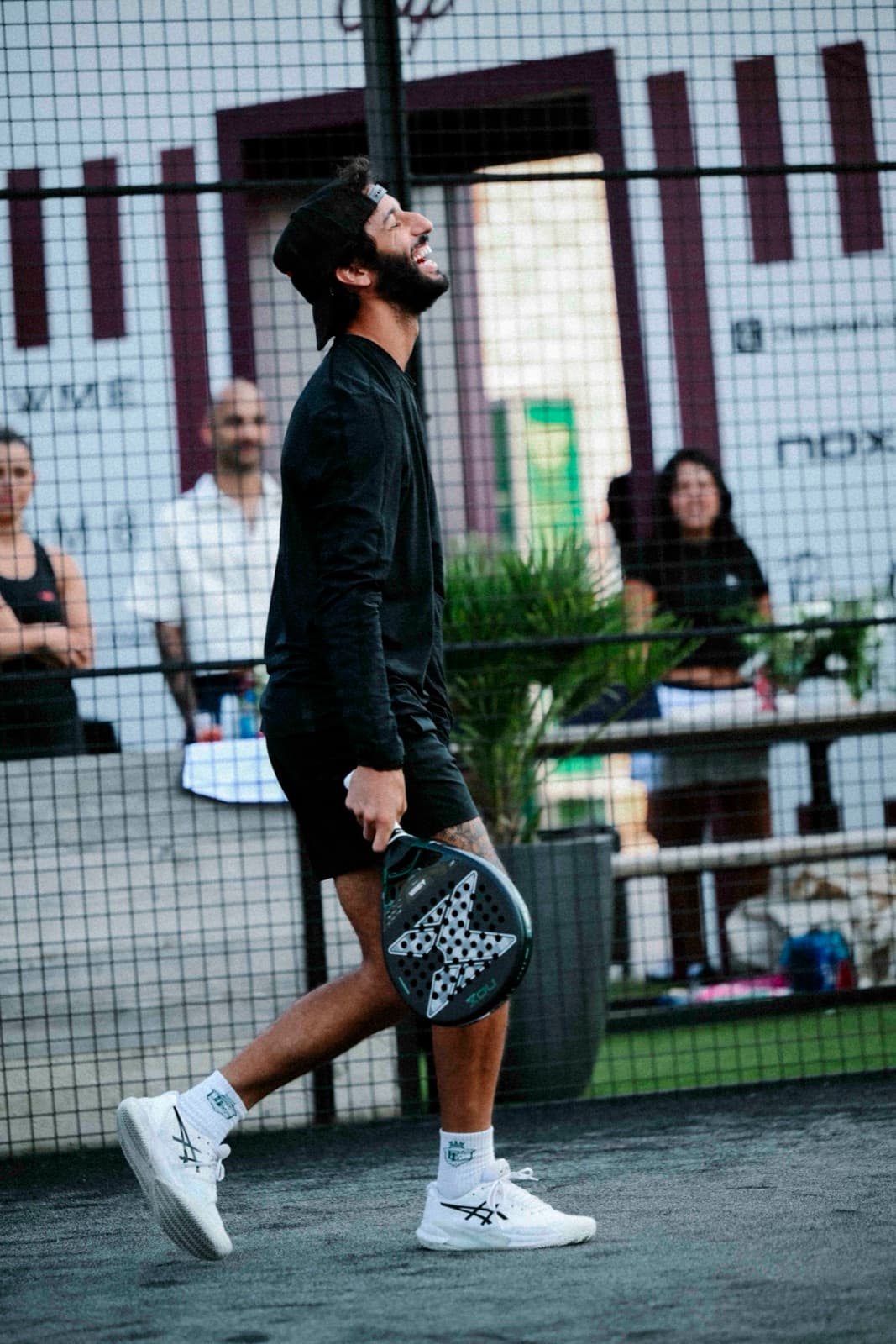 A player on court at ADV Cup London