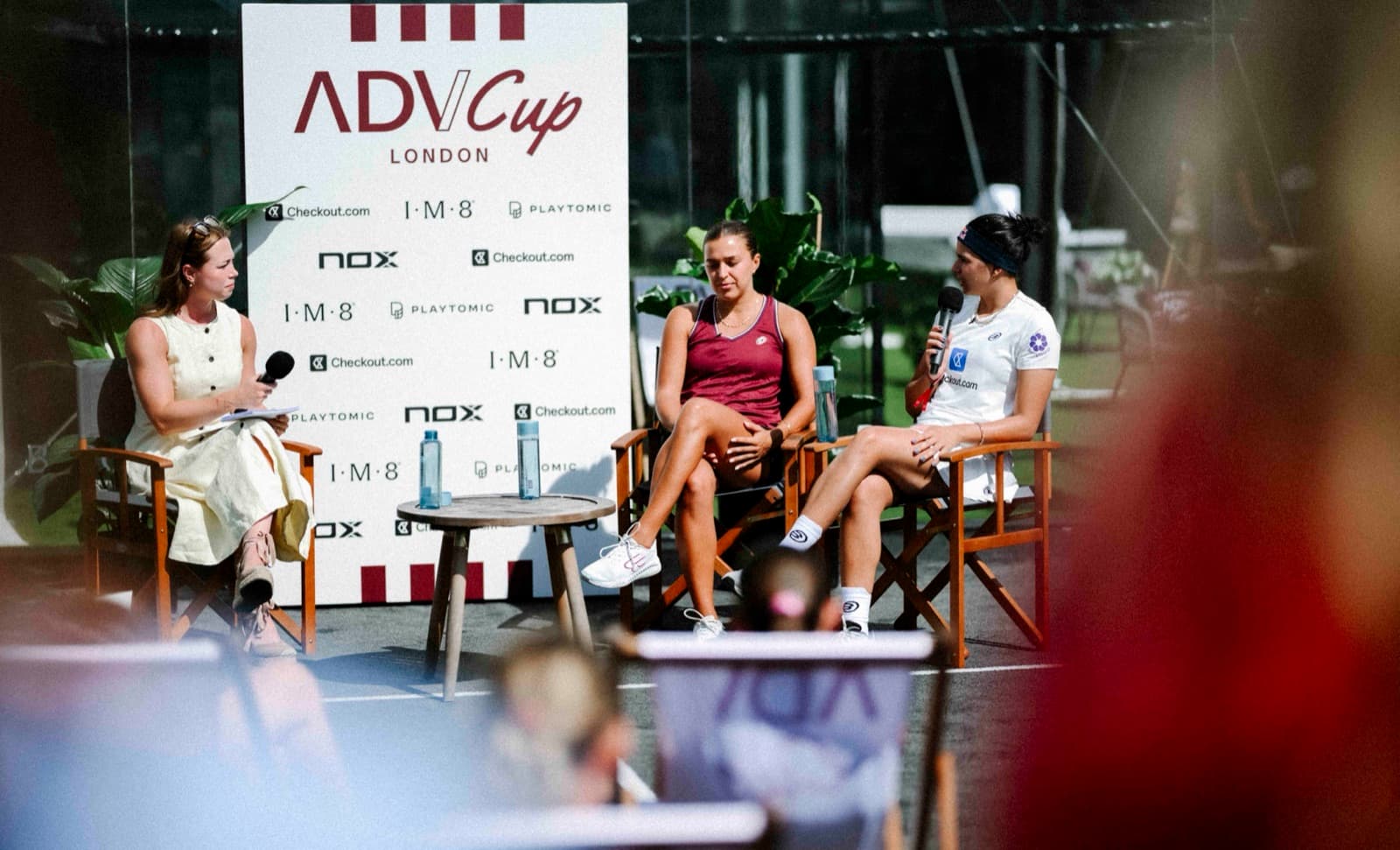 Women in Padel panel discussion at ADV Cup London