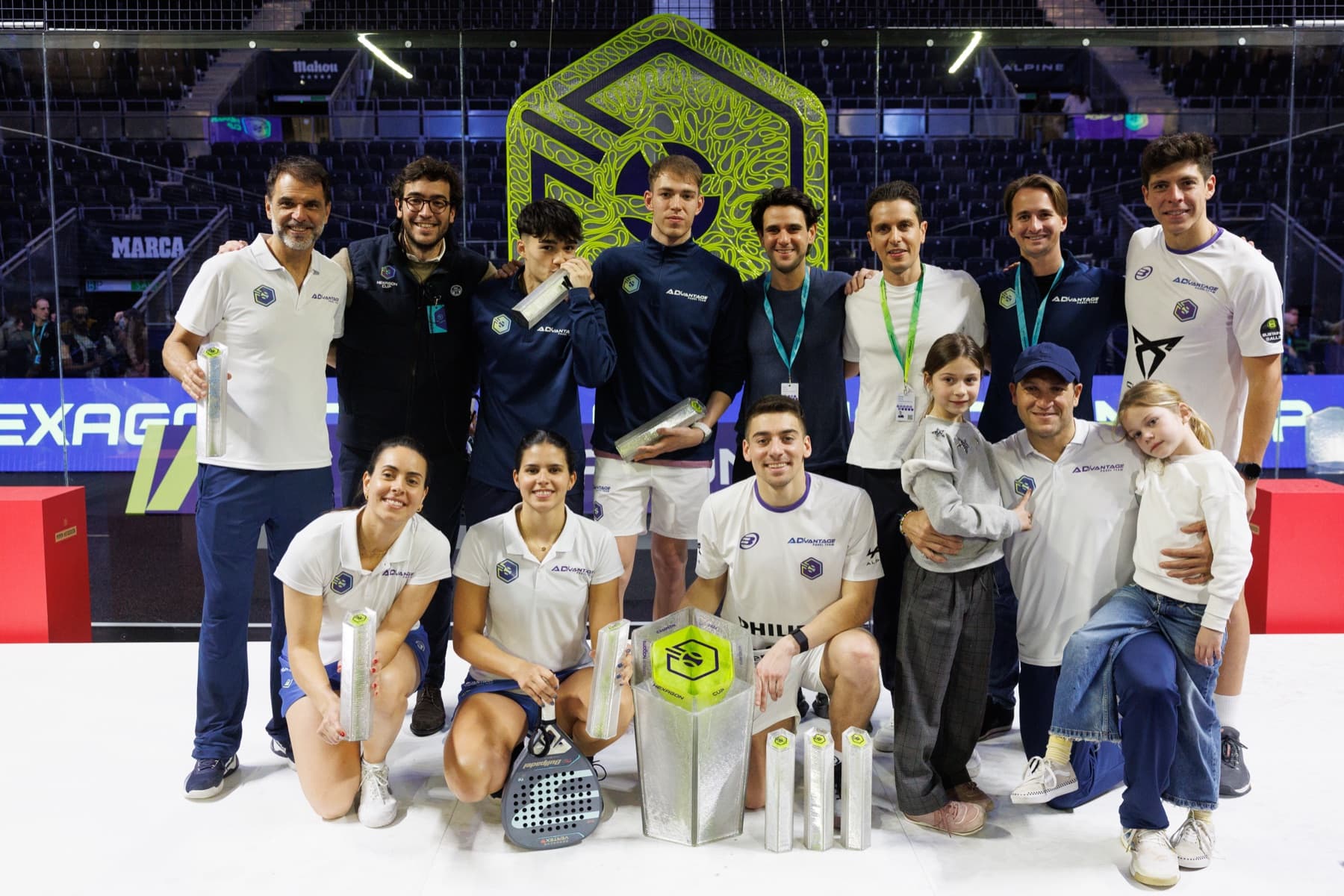 ADV team with the 2024 Hexagon Cup trophies